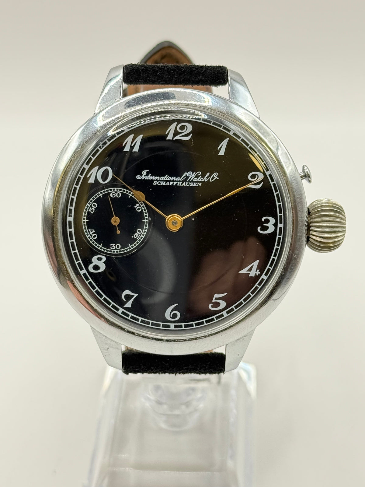 Iwc schaffhausen Montre mariage vintage cadran noir 16014 montre de luxe