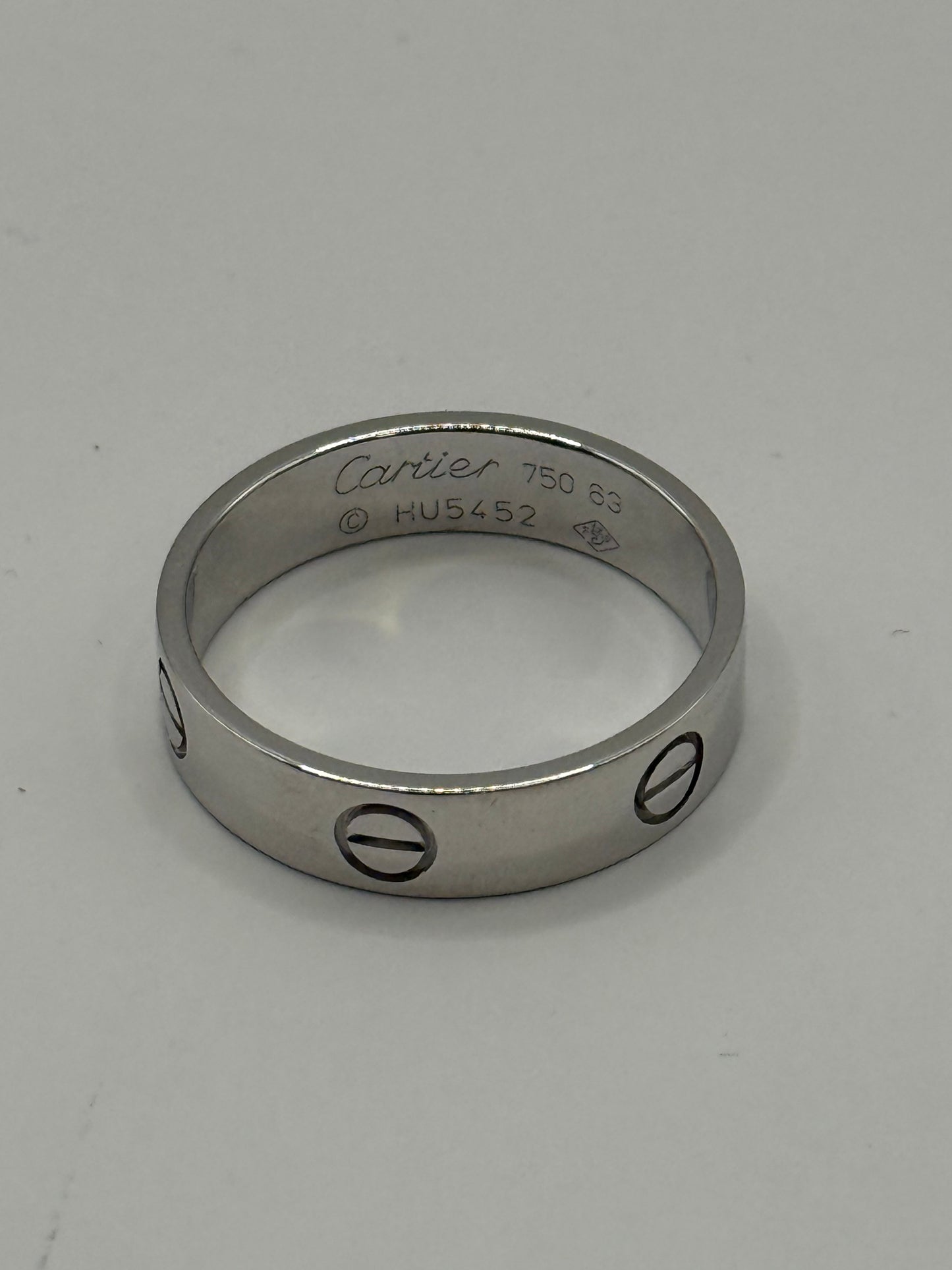 Bague cartier Love or blanc Taille 63