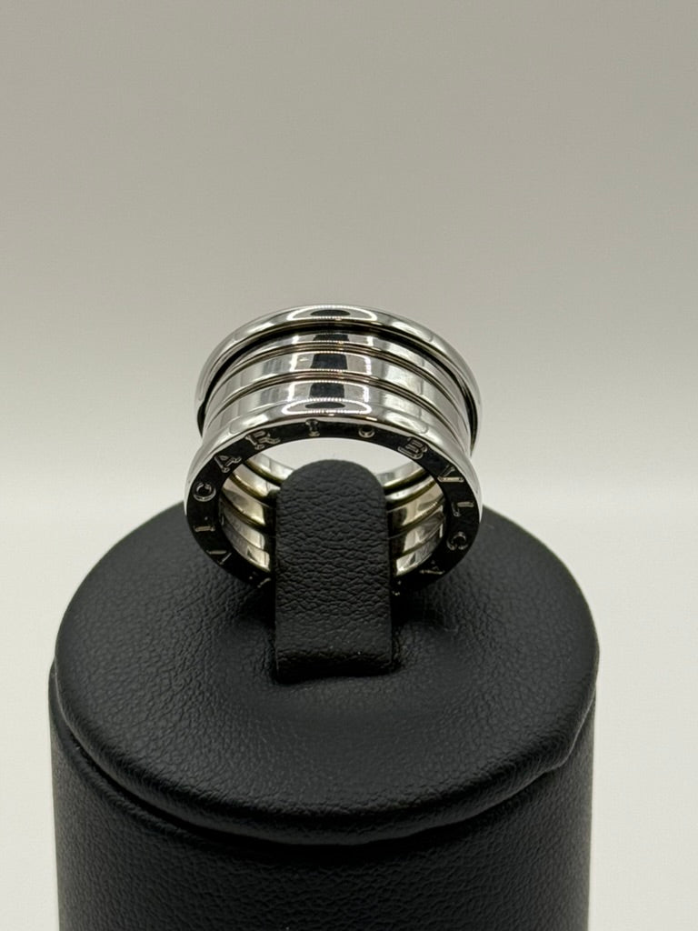 BVLGARI B.zero1 – Bague en or blanc 18K (Taille 51)