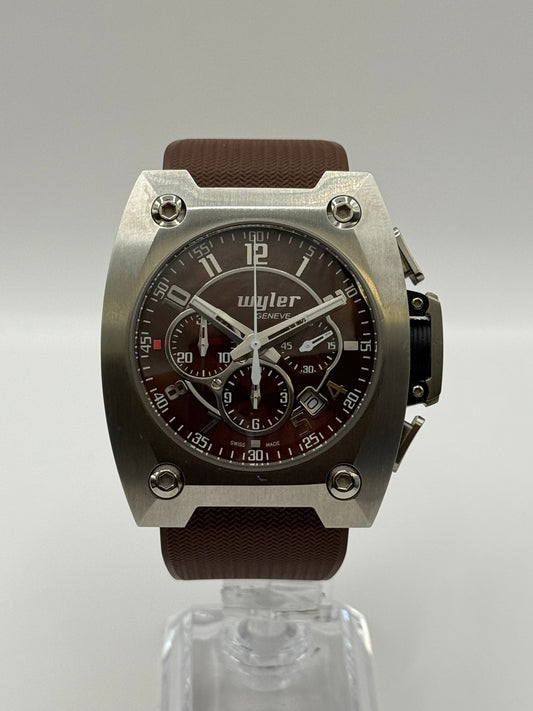 Wyler geneve Code-R Chronographe Automatique – Édition Limitée 1041/3999 44mm montre de luxe