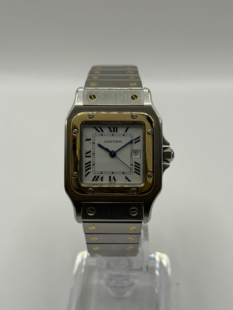 Cartier Santos carrée – Réf. 2961 – Acier & Or