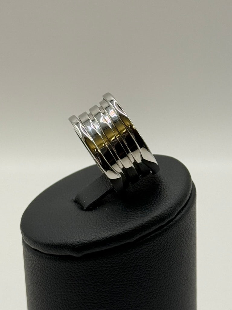 BVLGARI B.zero1 – Bague en or blanc 18K (Taille 51)