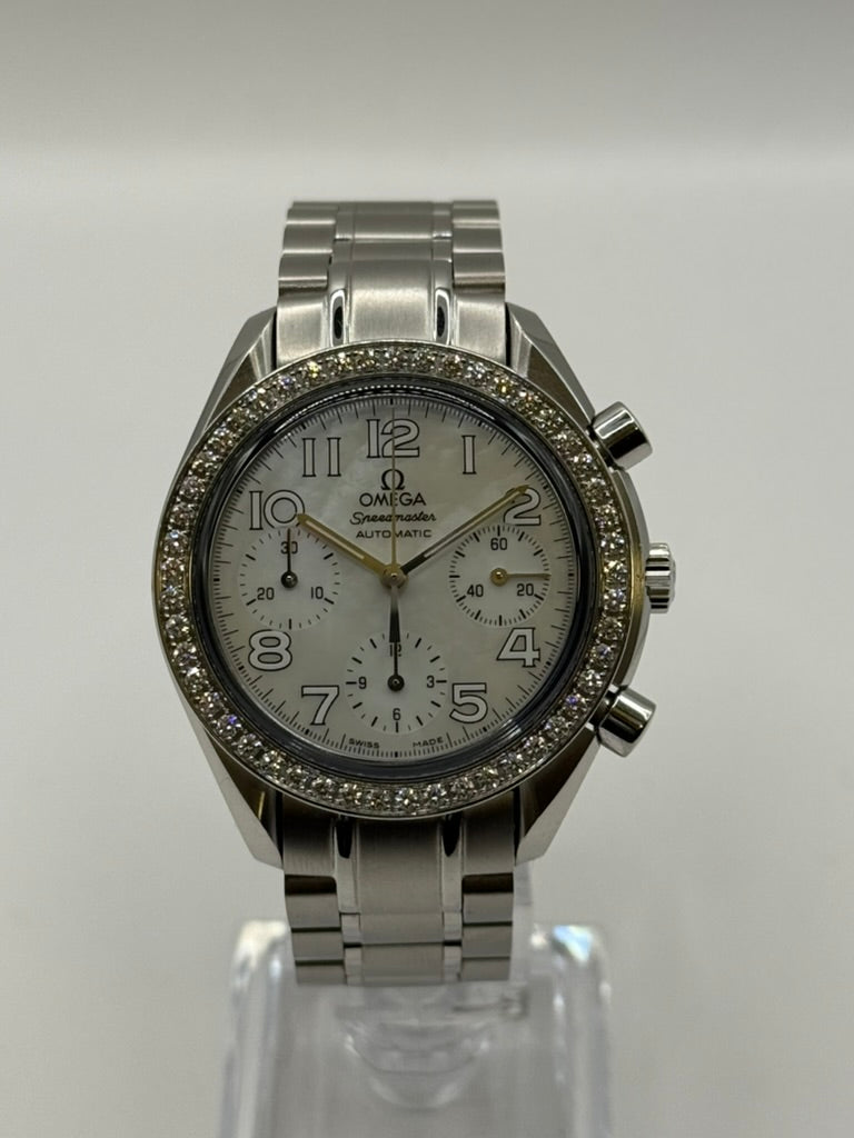 Omega Speedmaster Automatic – Diamants – Cadran Nacre – Full Set État neuf