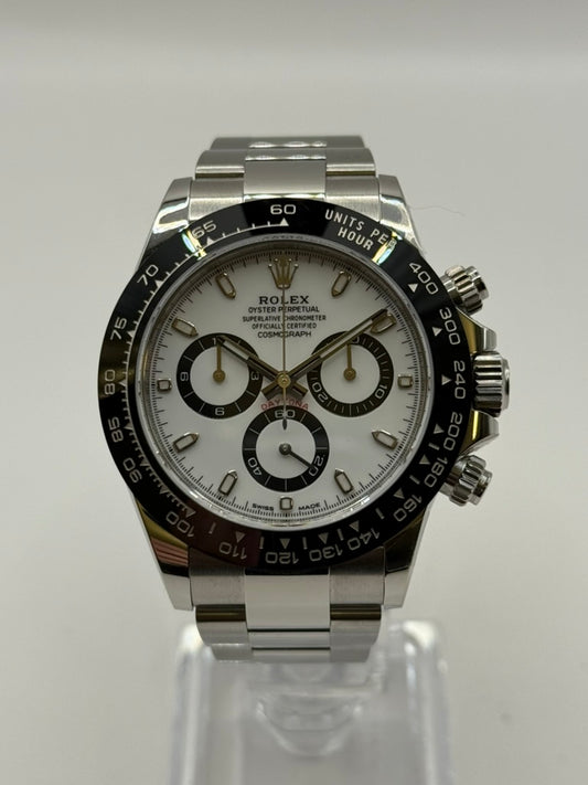 Rolex Cosmograph Daytona 116500LN – Cadran Blanc – Full Set – État Neuf (2021)