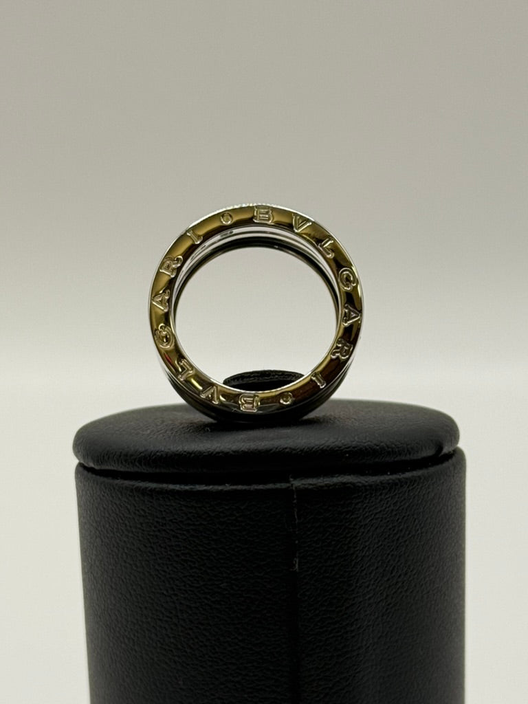BVLGARI B.zero1 – Bague en or blanc 18K (Taille 51)