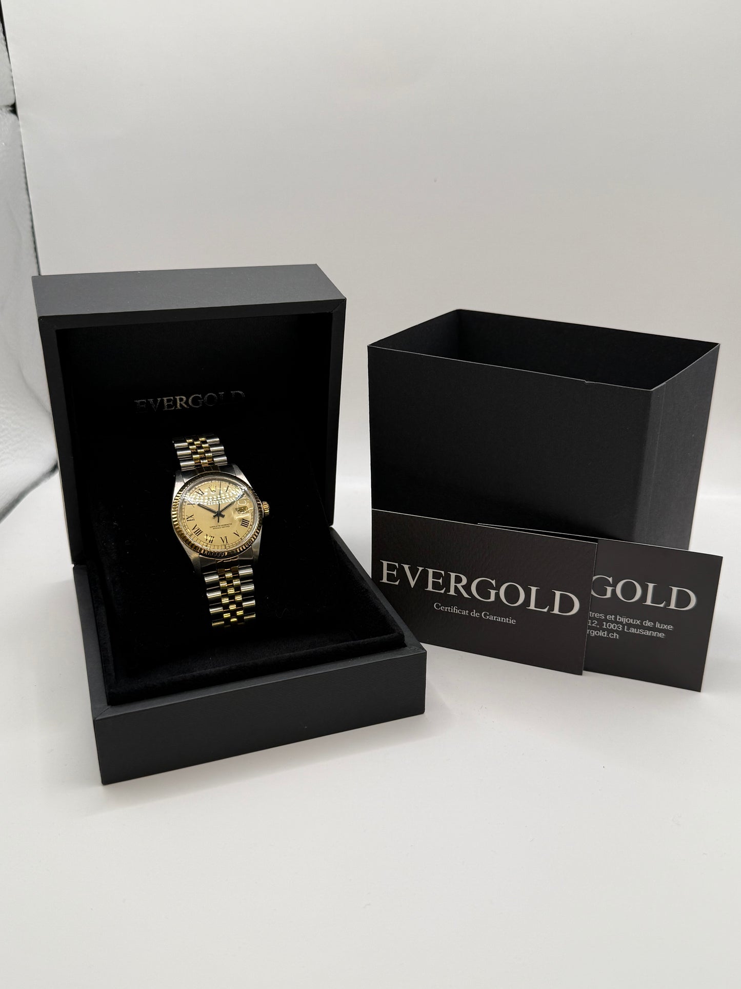 Rolex DateJust 36 Or Acier Buckley Dial