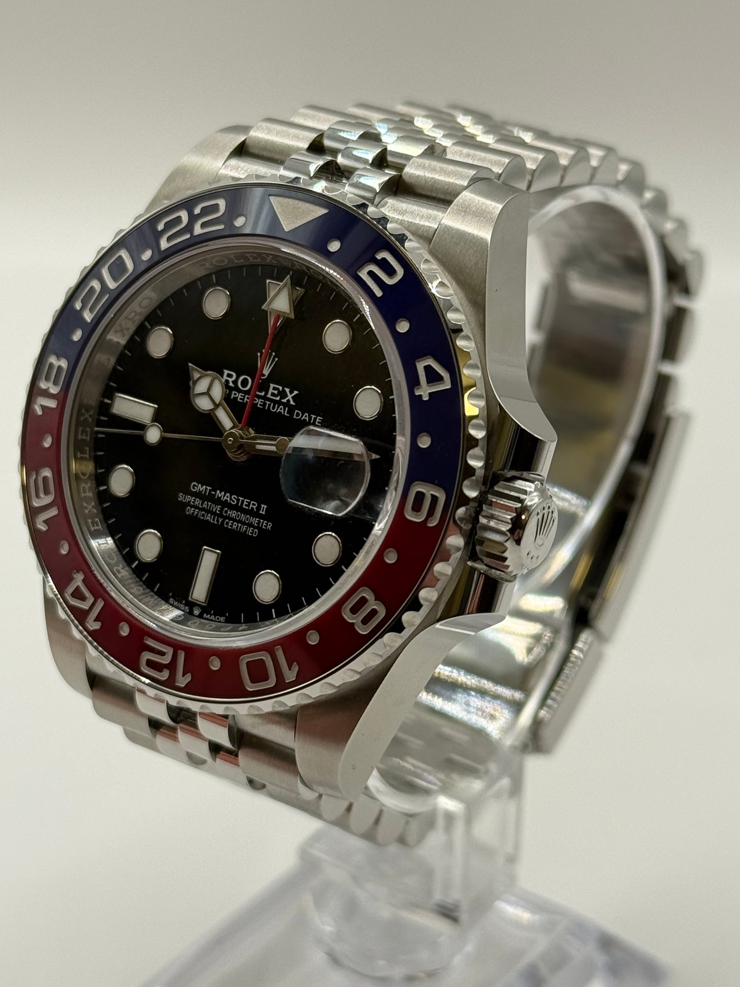 Rolex GMT-Master II “Pepsi” – Réf. 126710BLRO – 40 mm – Année 2019 – Full Set