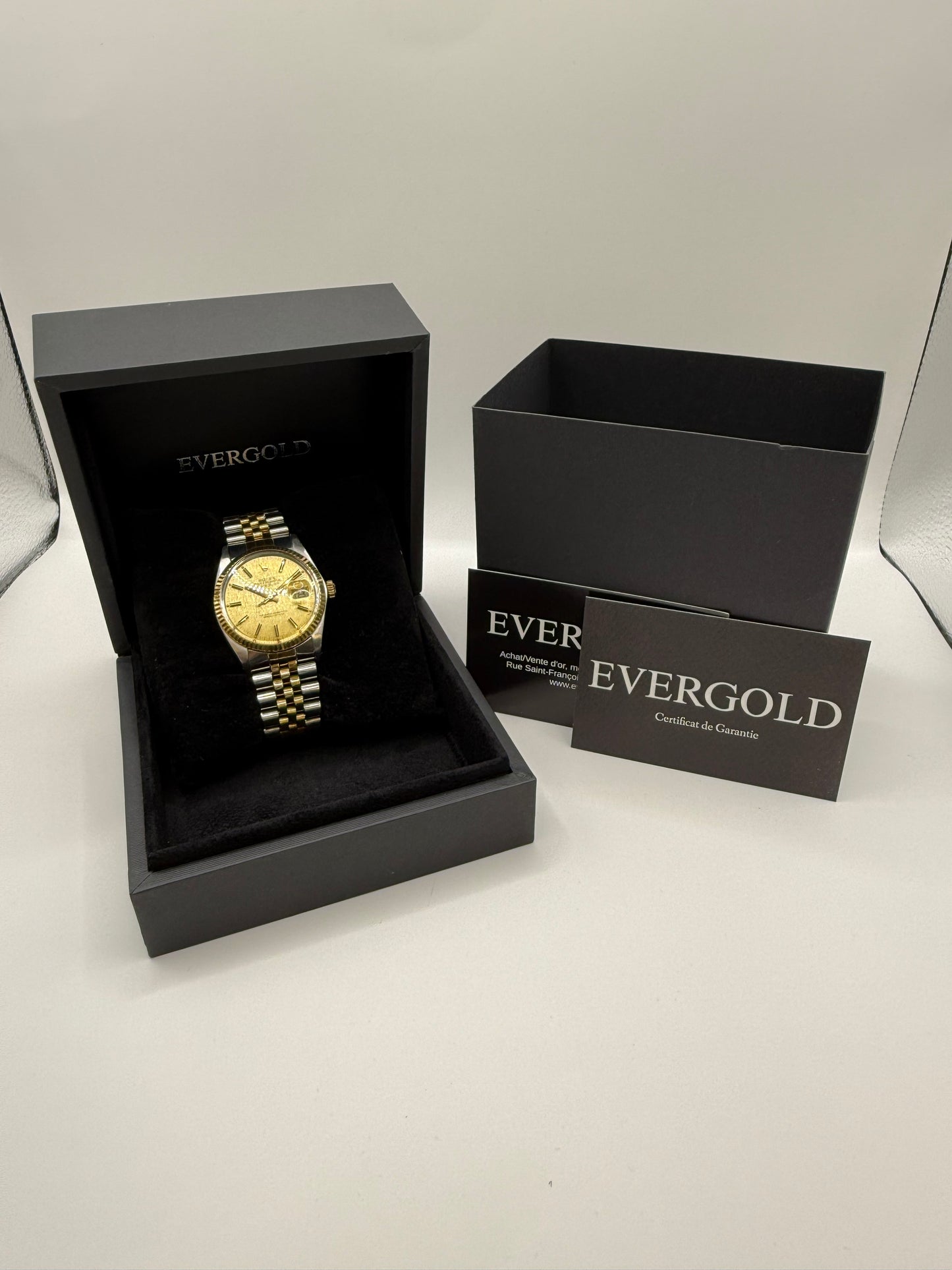 Rolex Datejust 36 mm Bicolore – Cadran Lin Doré