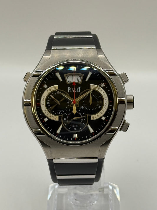 Piaget Polo FortyFive Chronographe Flyback GMT – Réf. G0A34001 – 45 mm