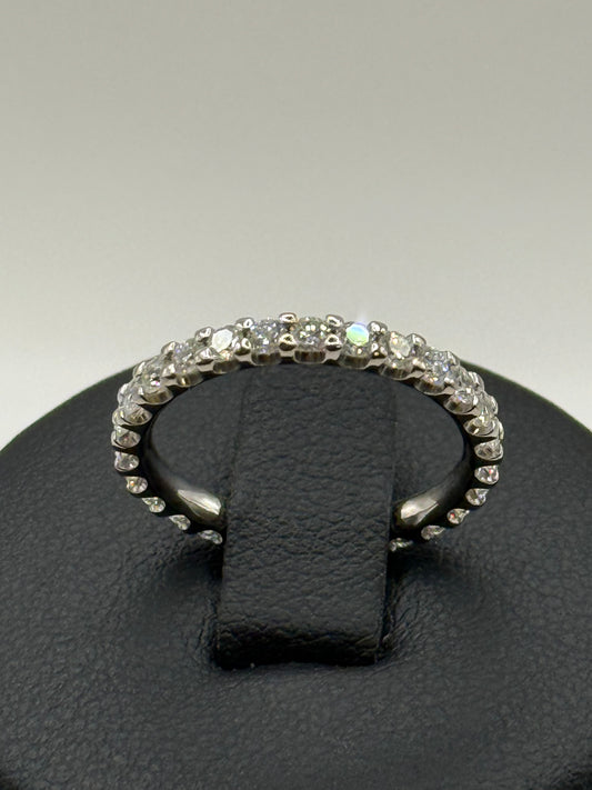 Bague Meister en or blanc sertie de diamants – Taille 50