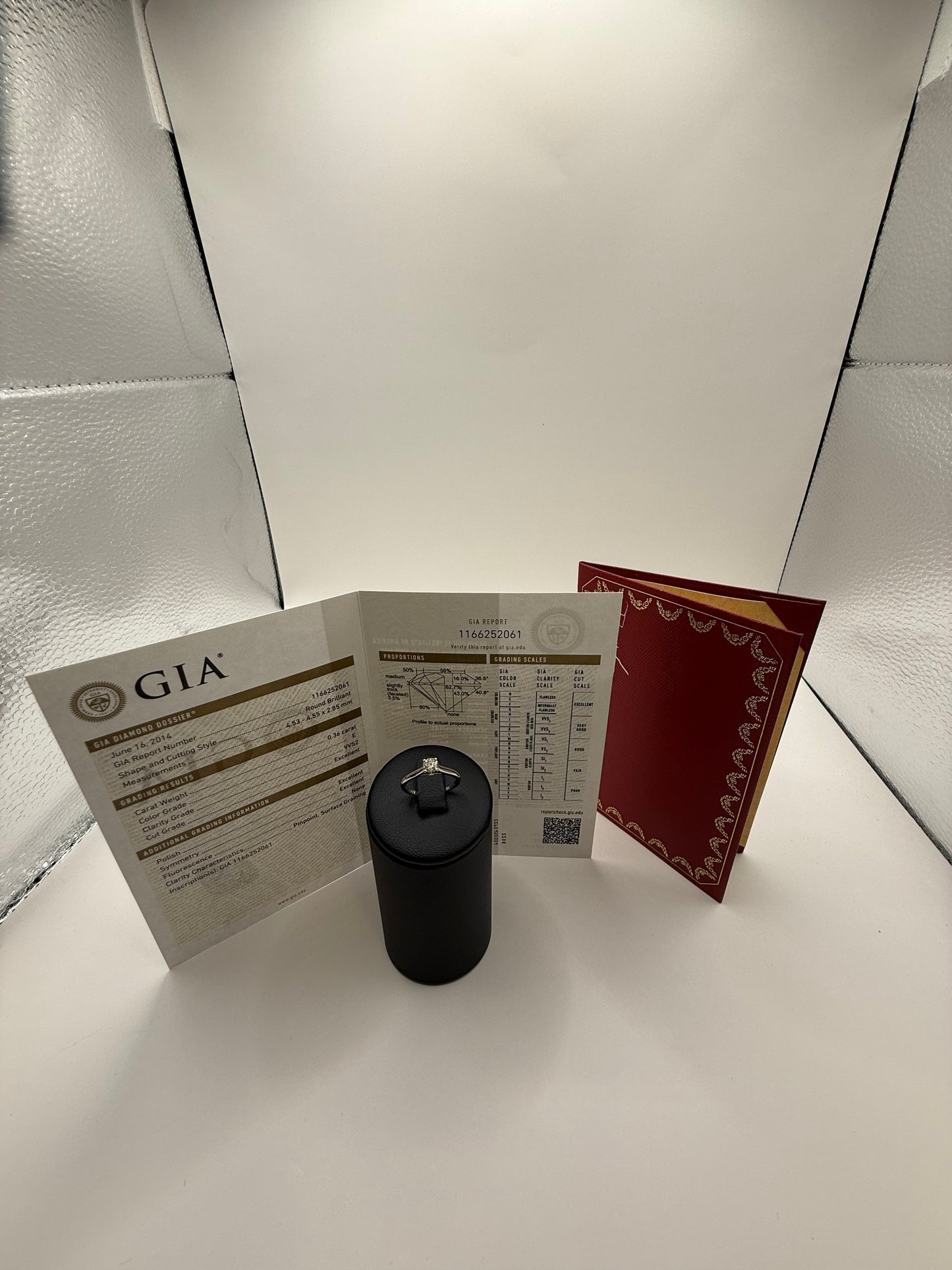 Bague Cartier en or blanc avec diamant certifié GIA – Qualité exceptionnelle