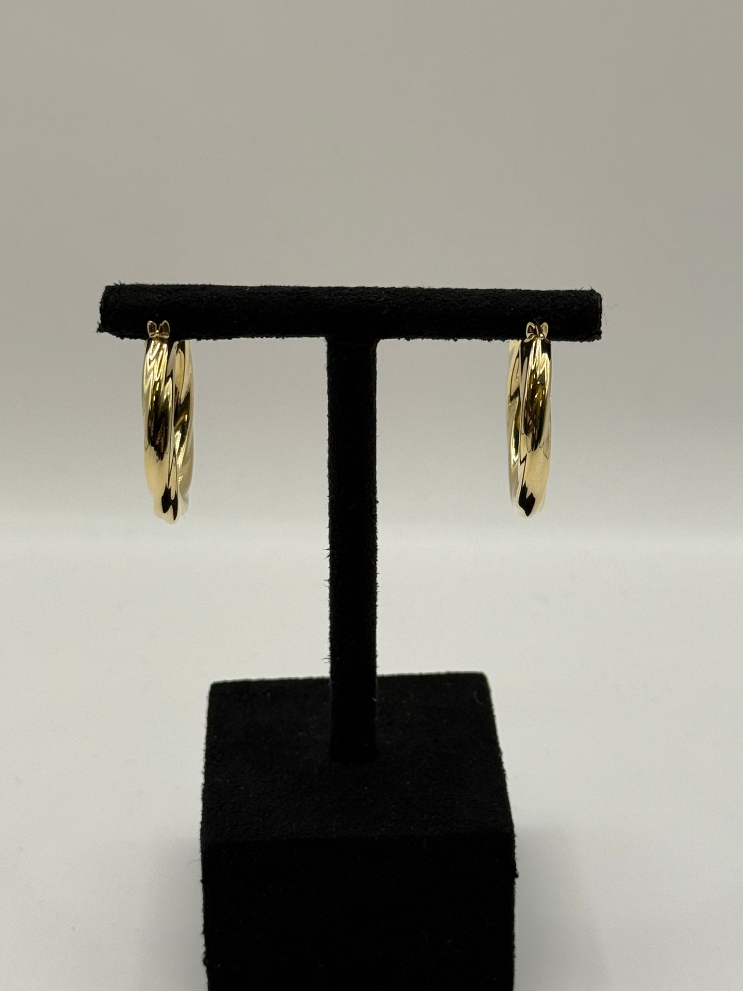 Créoles tressées en or jaune