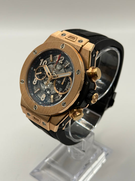 Hublot Big Bang Unico King Gold – État neuf – Full Set