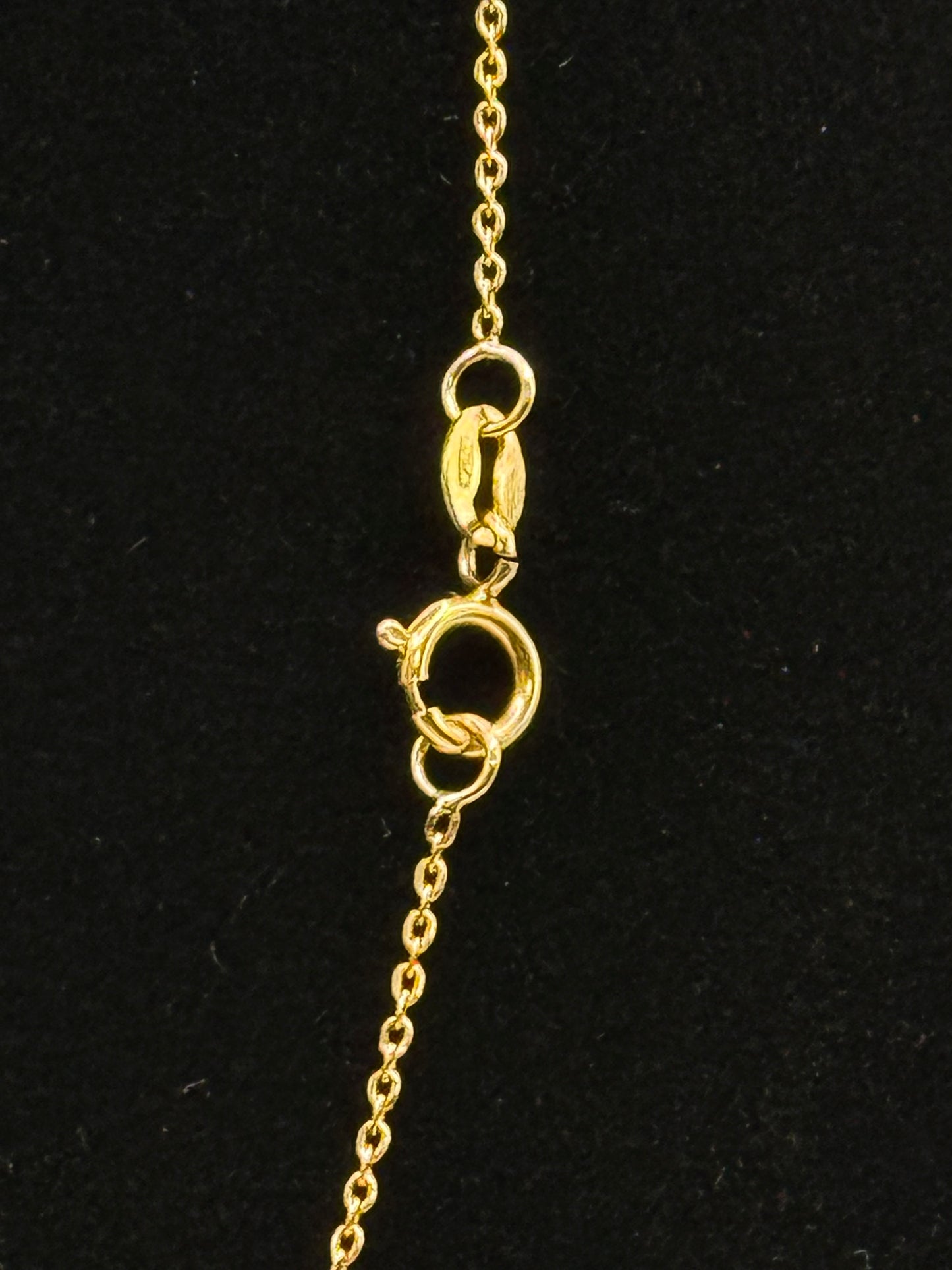 Collier anneaux entrelacés or et diamants