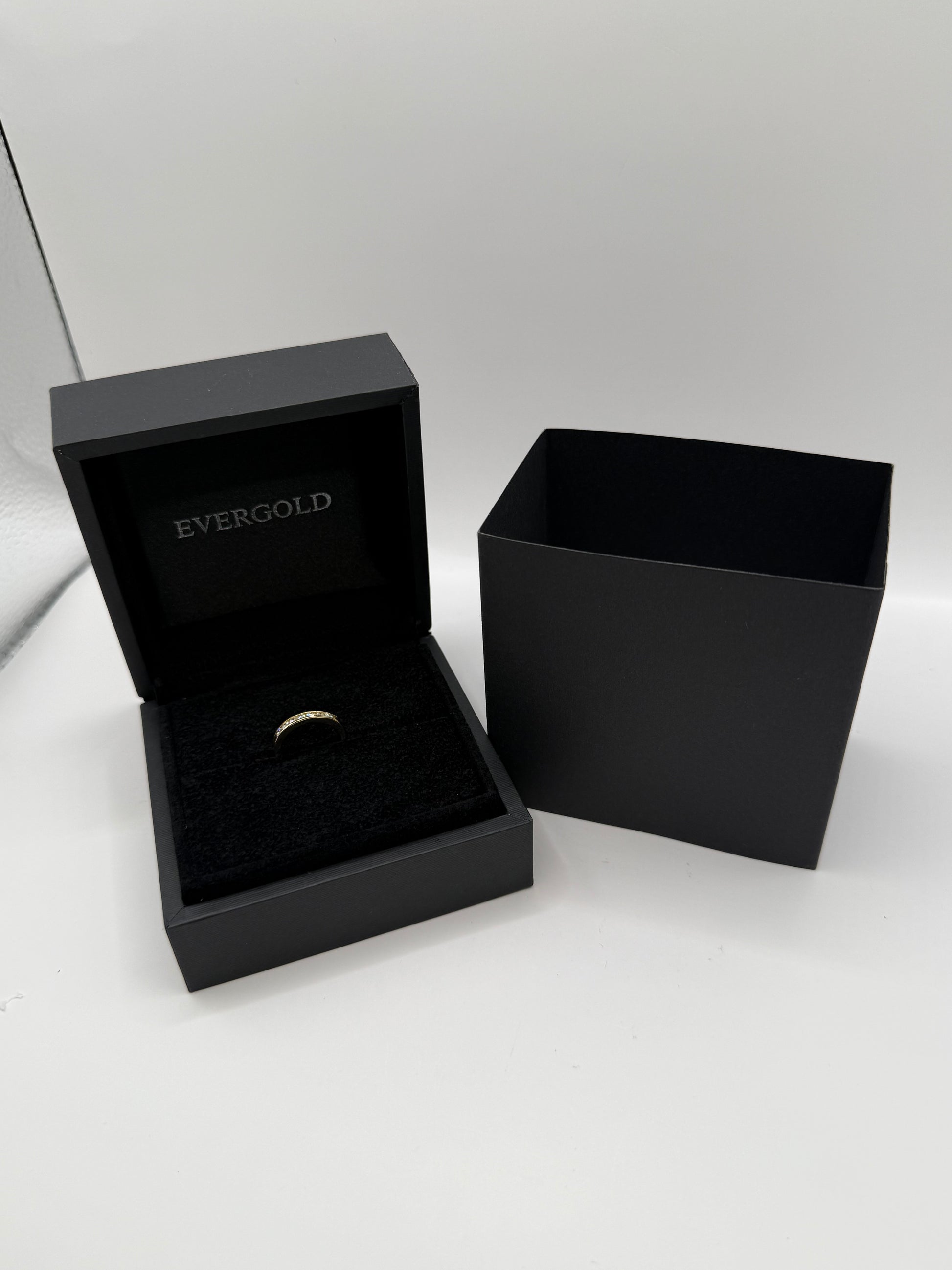 Bague demi-tour en or jaune et diamants taille 51 bijou de luxe vue 4