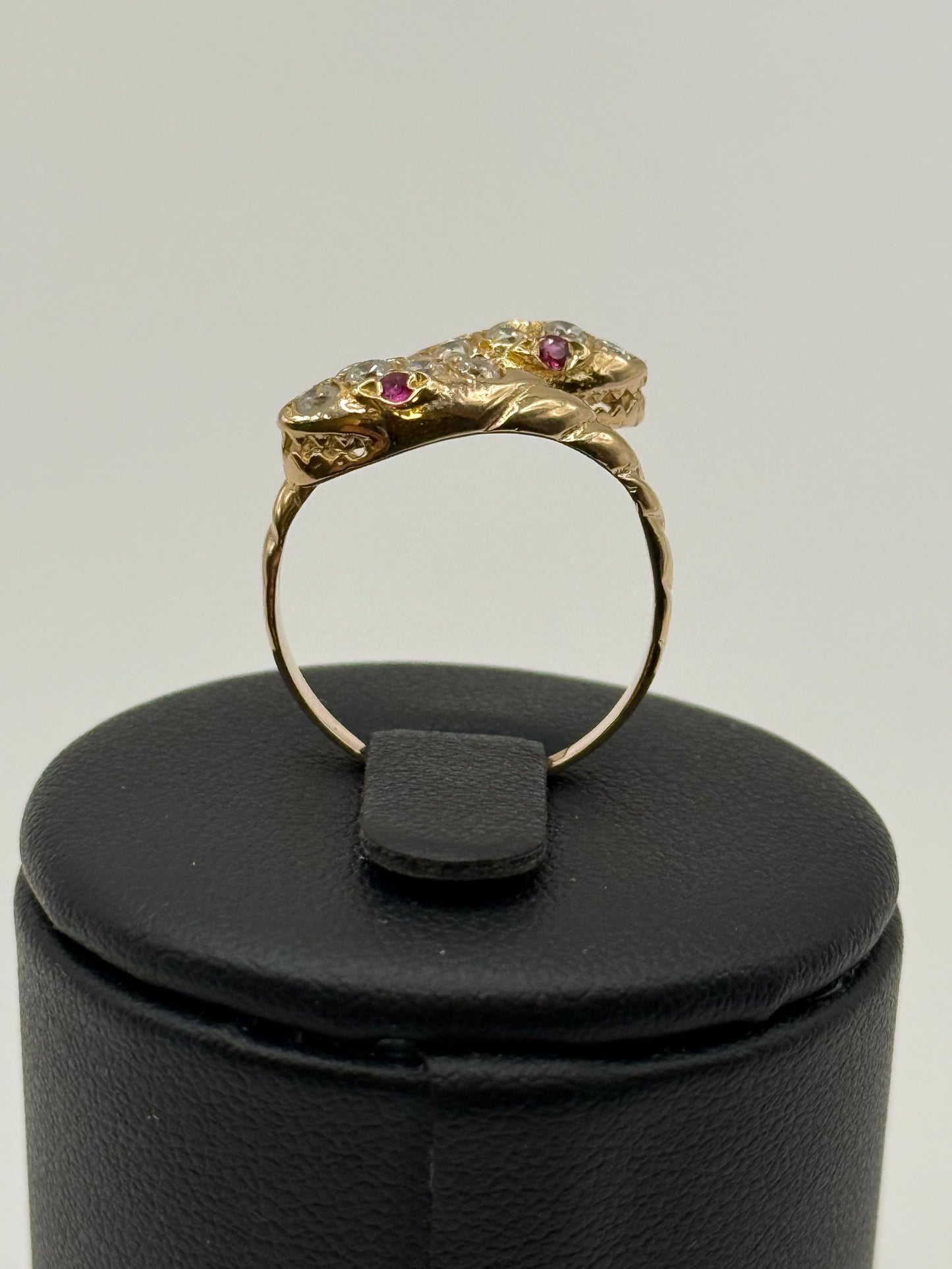 Bague serpent en or jaune Taille 55
