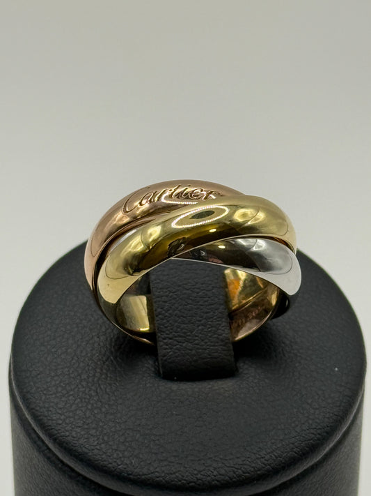 Cartier Trinity Grand Modèle taille 56 or 18 carats bijou de luxe