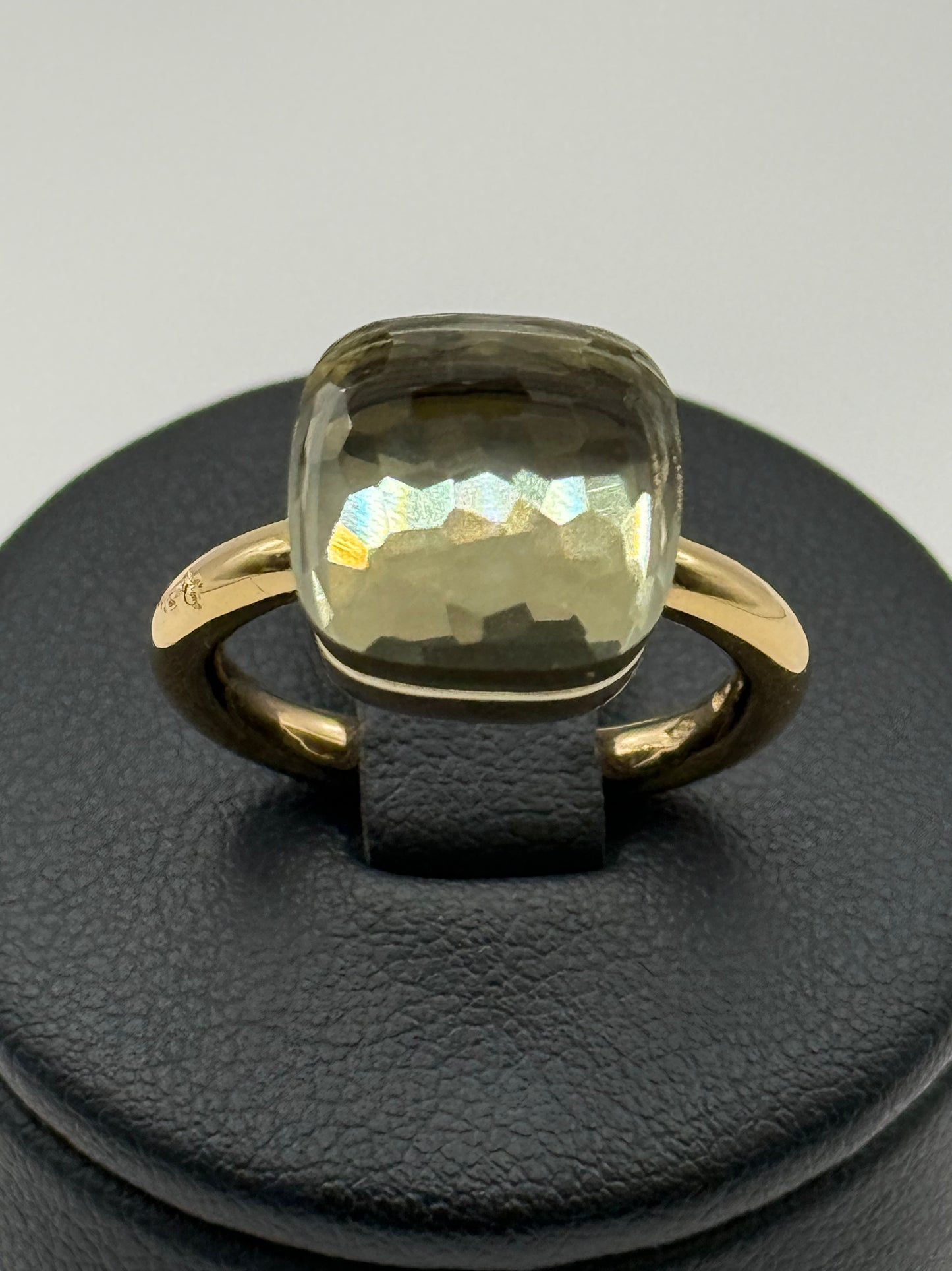 Pomellato Nudo Prasiolite Maxi Autre taille 51 or 18 carats bijou de luxe