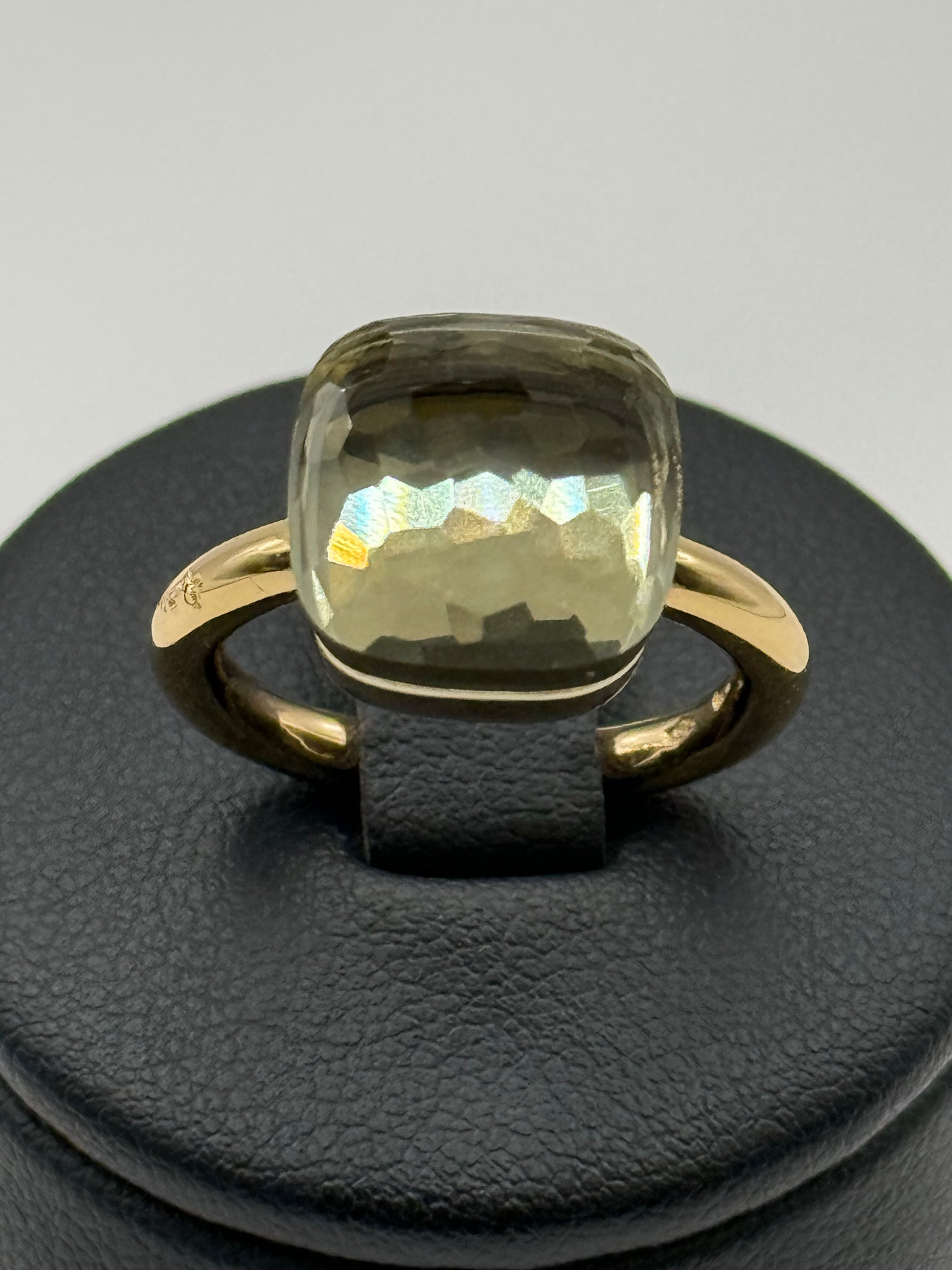 Pomellato Nudo Prasiolite Maxi Autre taille 51 or 18 carats bijou de luxe