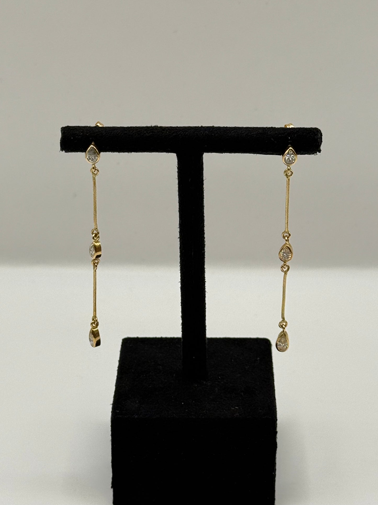 Boucles d’oreilles pendantes  bijou de luxe