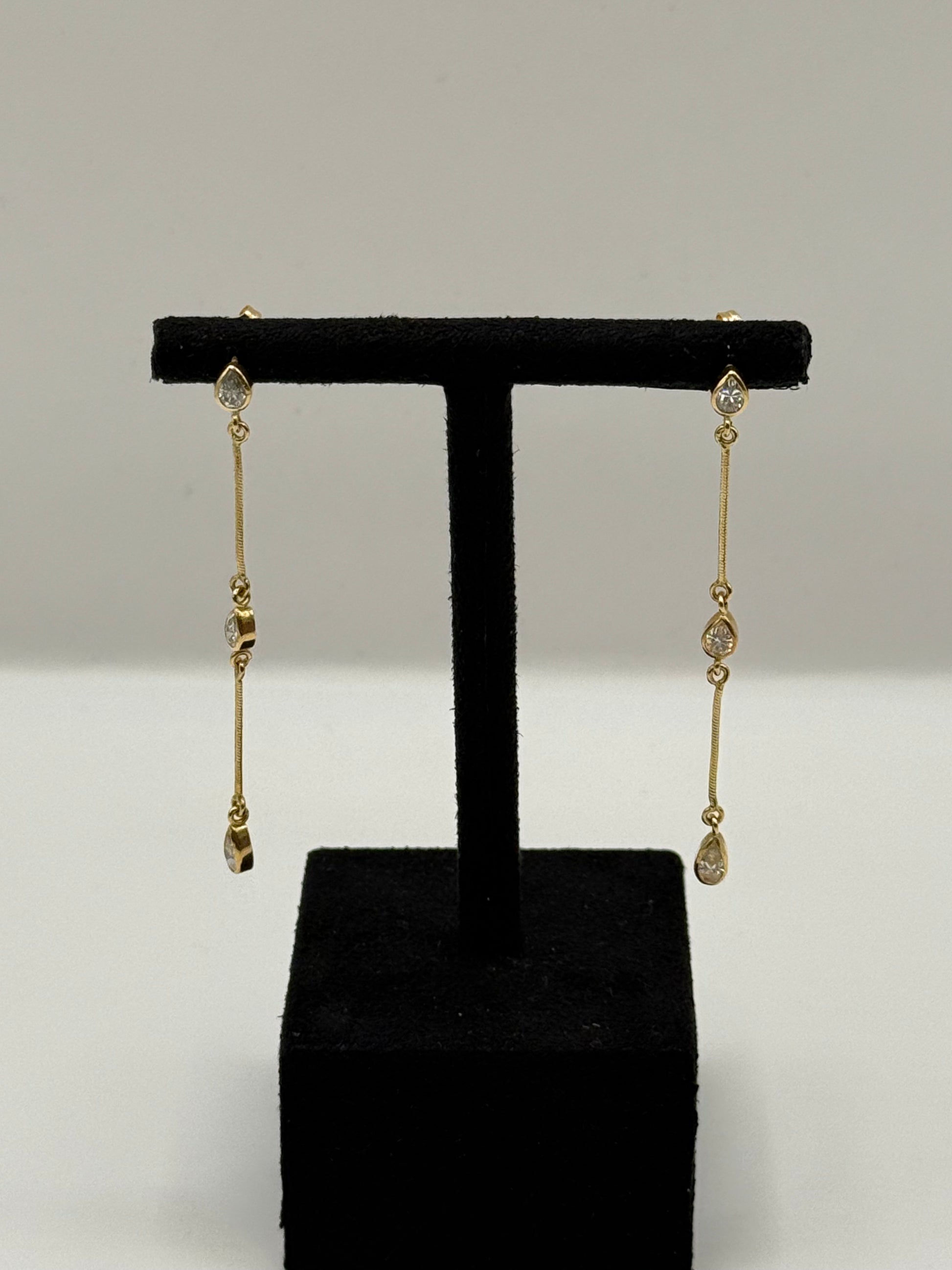 Boucles d’oreilles pendantes  bijou de luxe