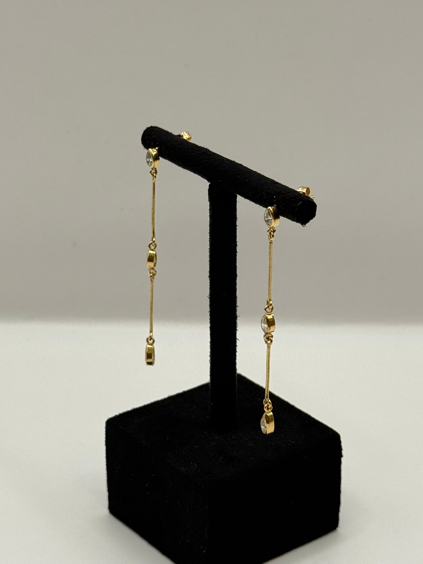 Boucles d’oreilles pendantes  bijou de luxe vue 2