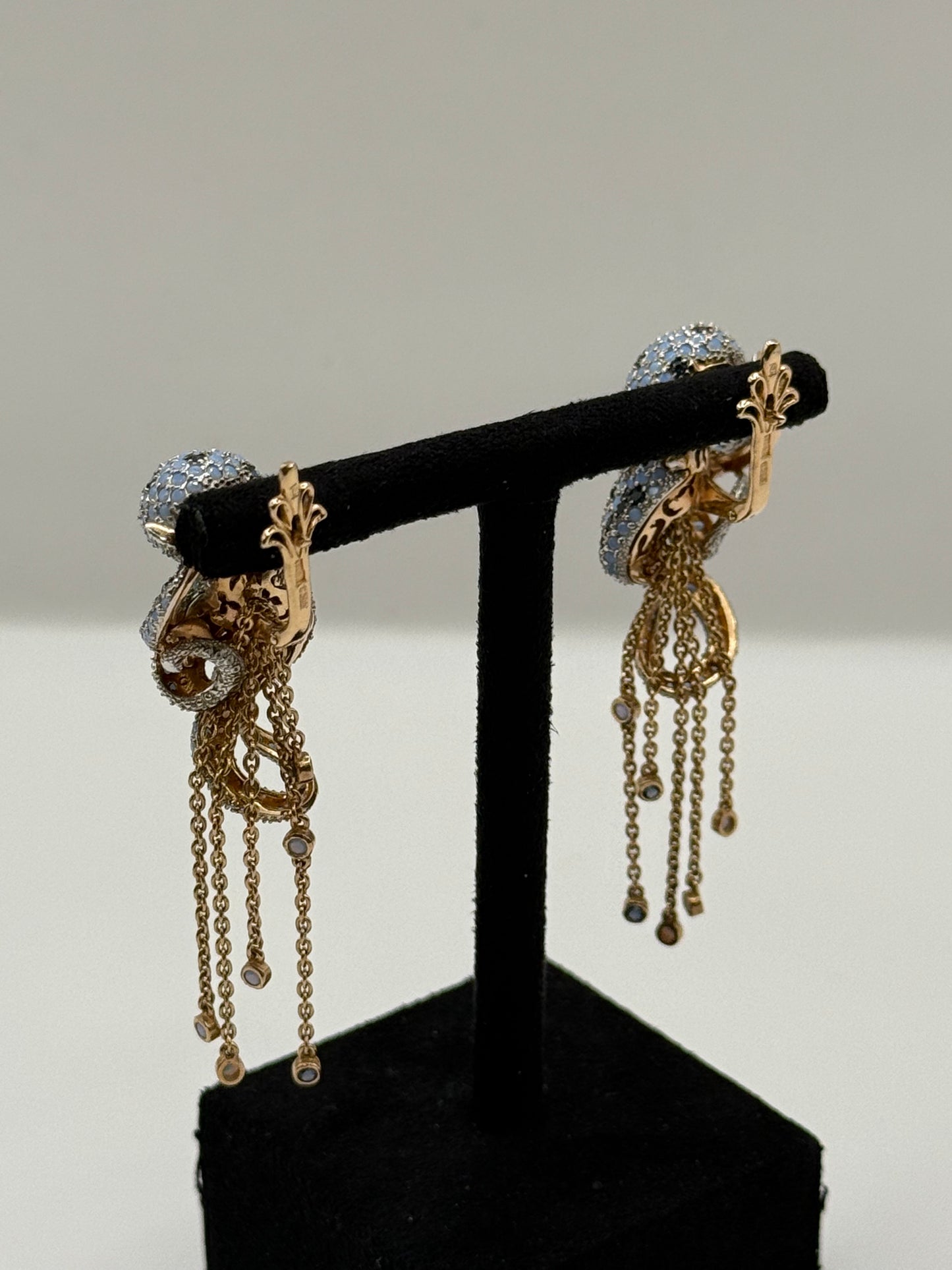 Boucles d’oreilles pieuvre  bijou de luxe vue 3