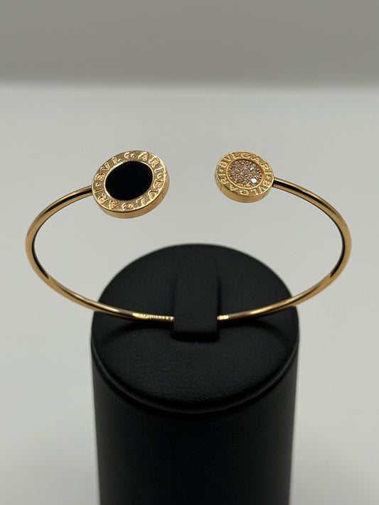 Bracelet Bvlgari Bvlgari Diamant taille 16 or 18 carats bijou de luxe