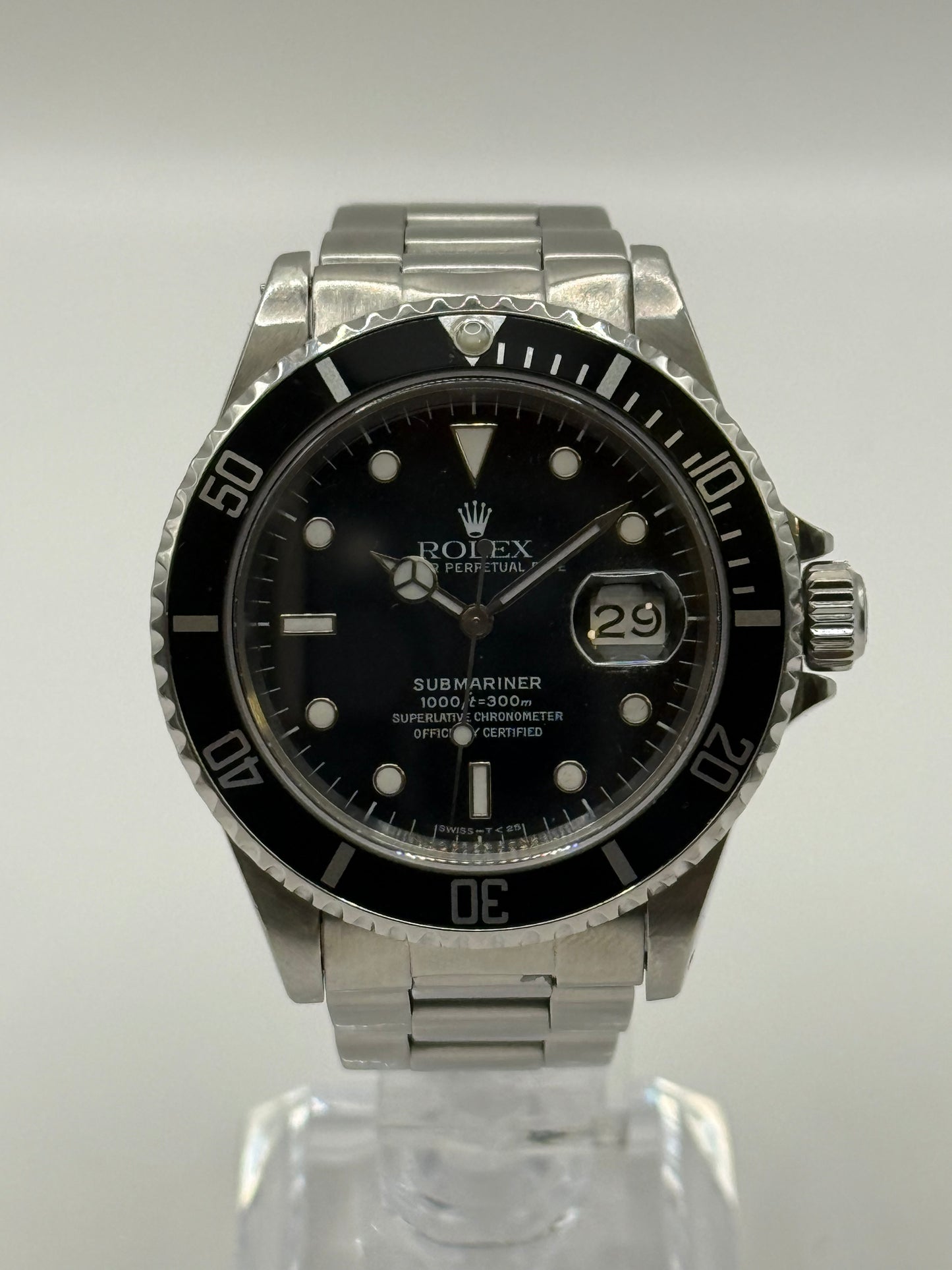 Rolex Submariner Date réf. 16610 – Année 1991 – Cadran noir – Acier