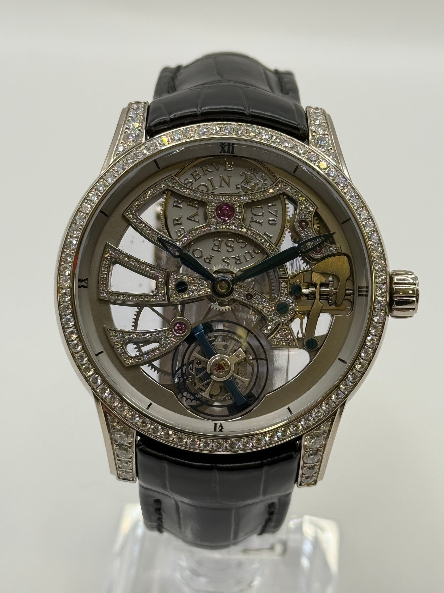 Ulysse Nardin – Tourbillon squelette diamants – Réf. 1700-129 – Édition limitée 13/99