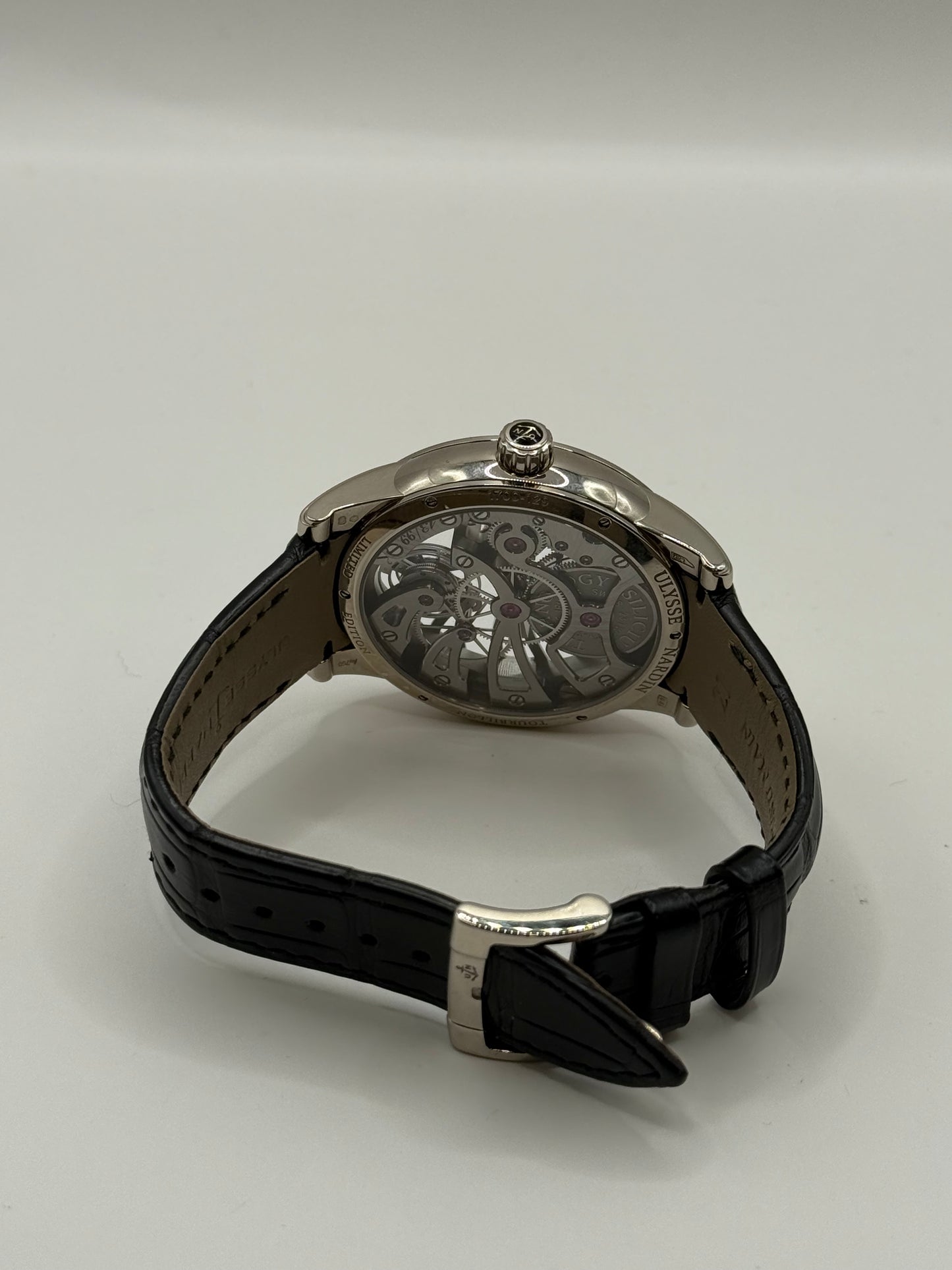 Ulysse Nardin – Tourbillon squelette diamants – Réf. 1700-129 – Édition limitée 13/99