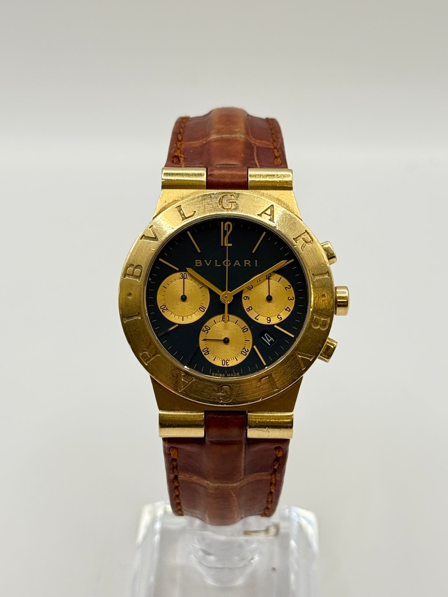 Bulgari Diagono Chronograph en or jaune 18K