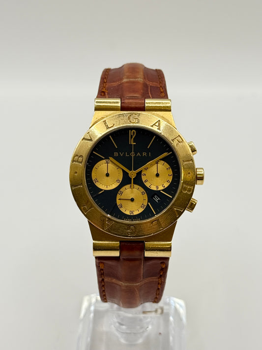 Bulgari Diagono Chronograph en or jaune 18K