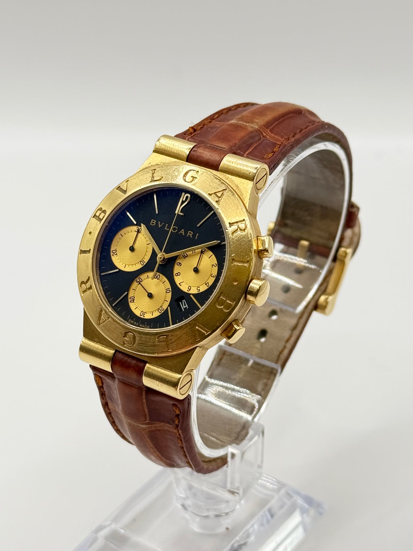 Bulgari Diagono Chronograph en or jaune 18K