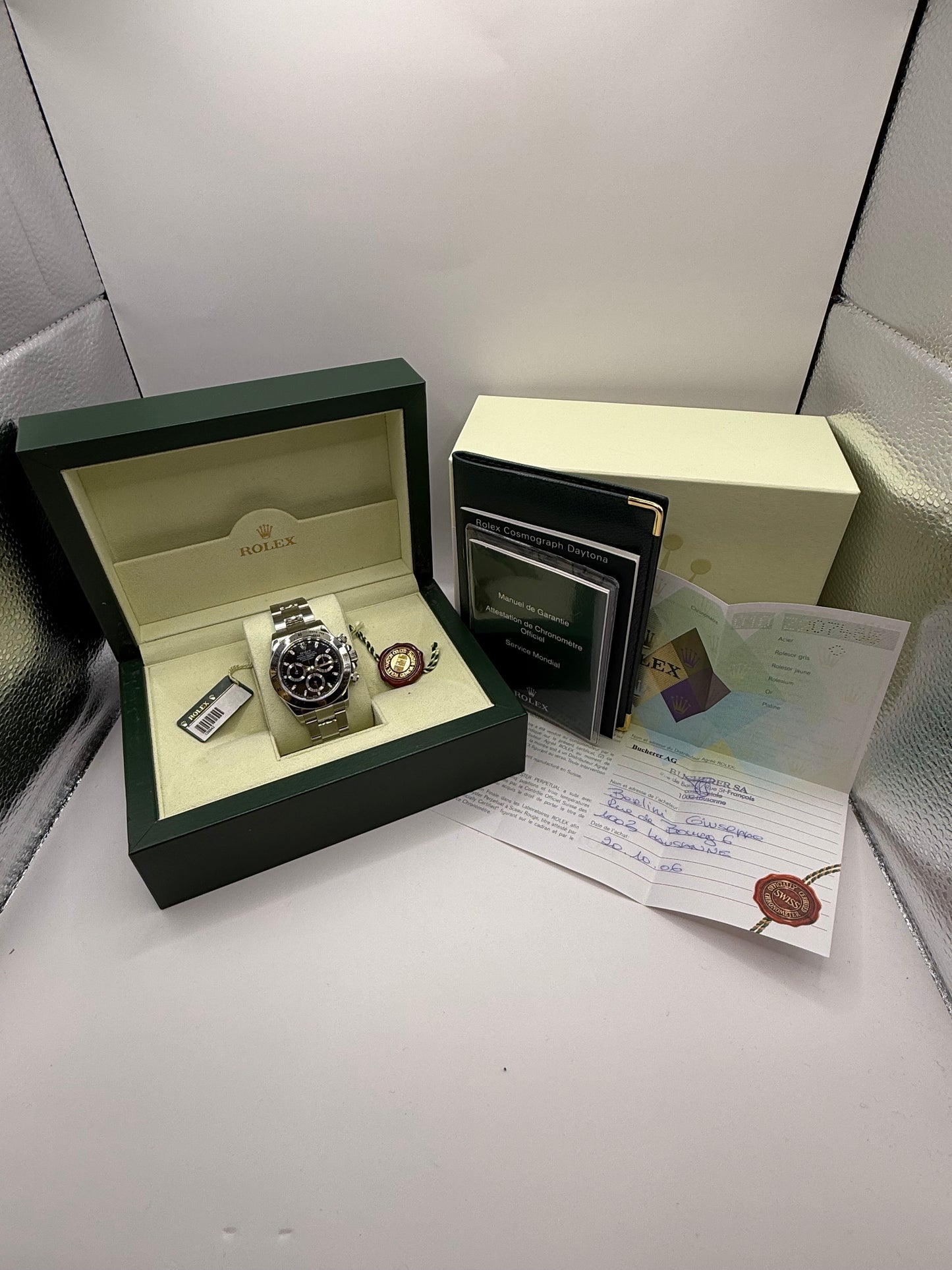 Rolex Cosmograph Daytona 116520 2006 39mm montre de luxe vue 4