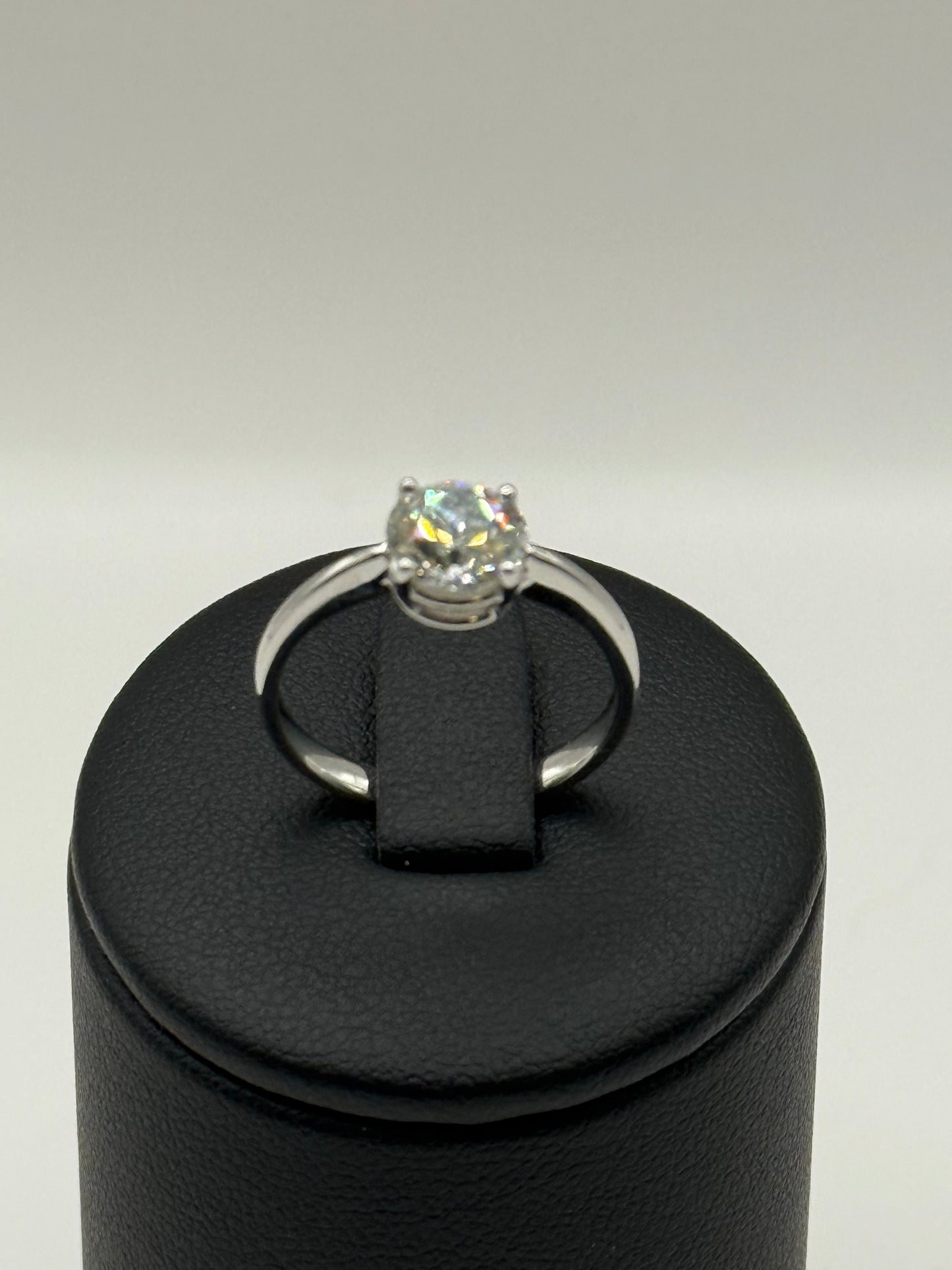 Solitaire diamant naturel 1,45 carat