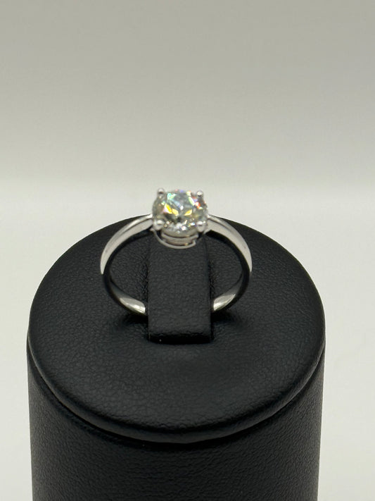 Solitaire diamant naturel 1,45 carat