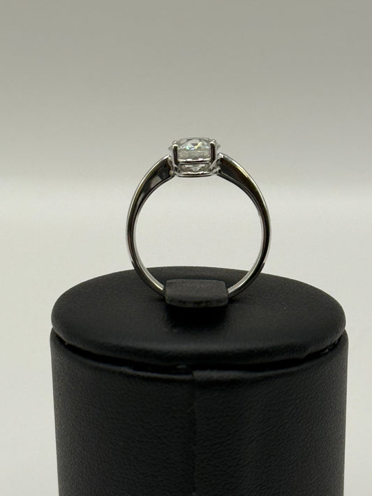 Solitaire diamant naturel 1,45 carat