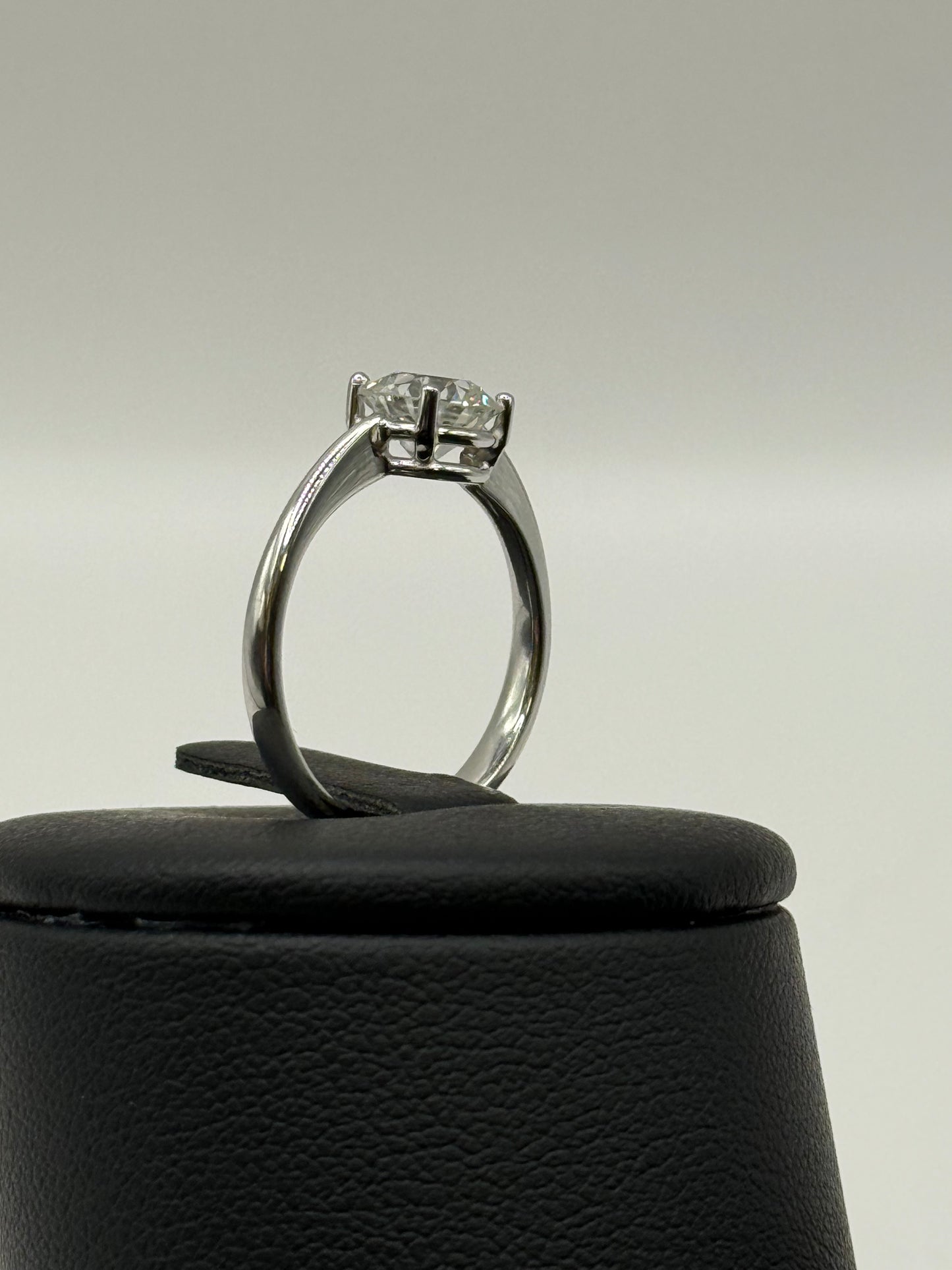 Solitaire diamant naturel 1,45 carat