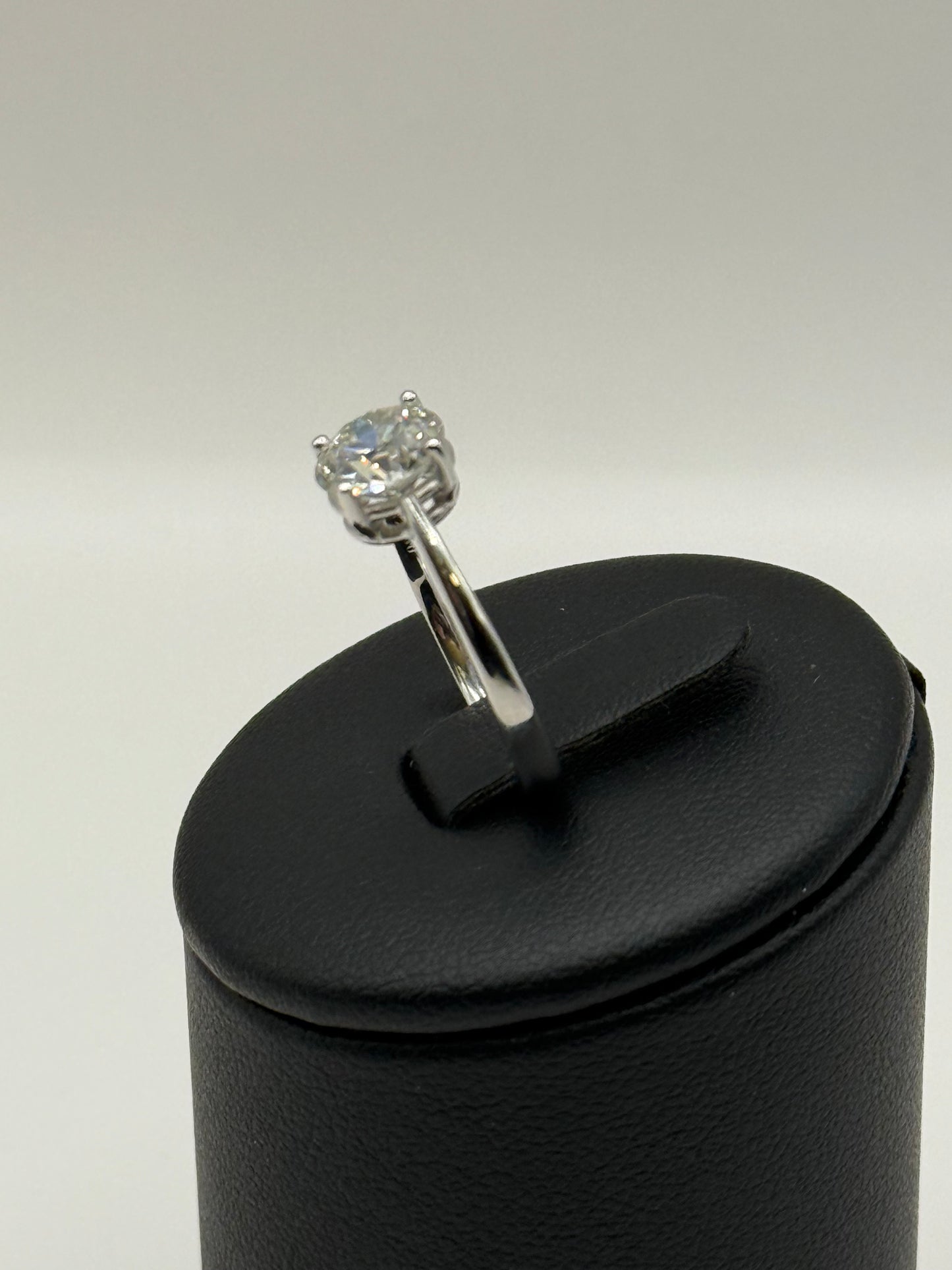 Solitaire diamant naturel 1,45 carat