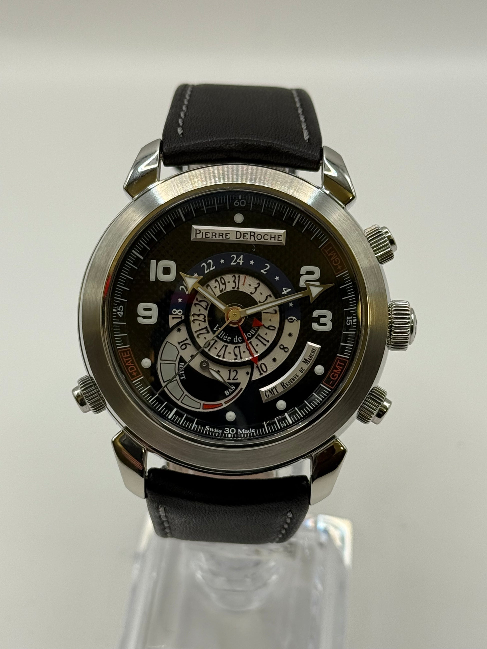 Pierre DeRoche Grandcliff GMT  B-01208 montre de luxe