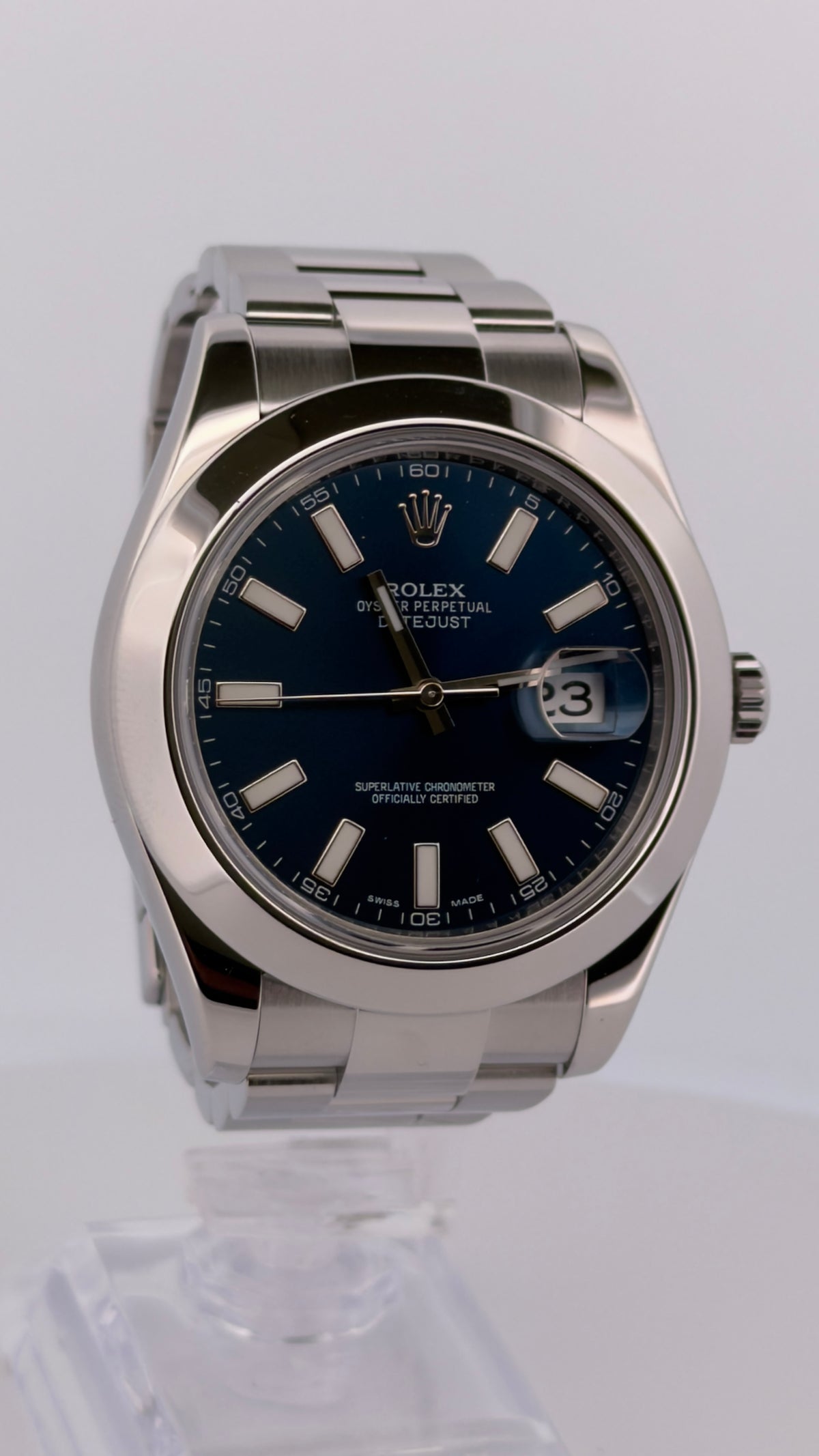Rolex Datejust 116300 2016 41mm montre de luxe vue 3