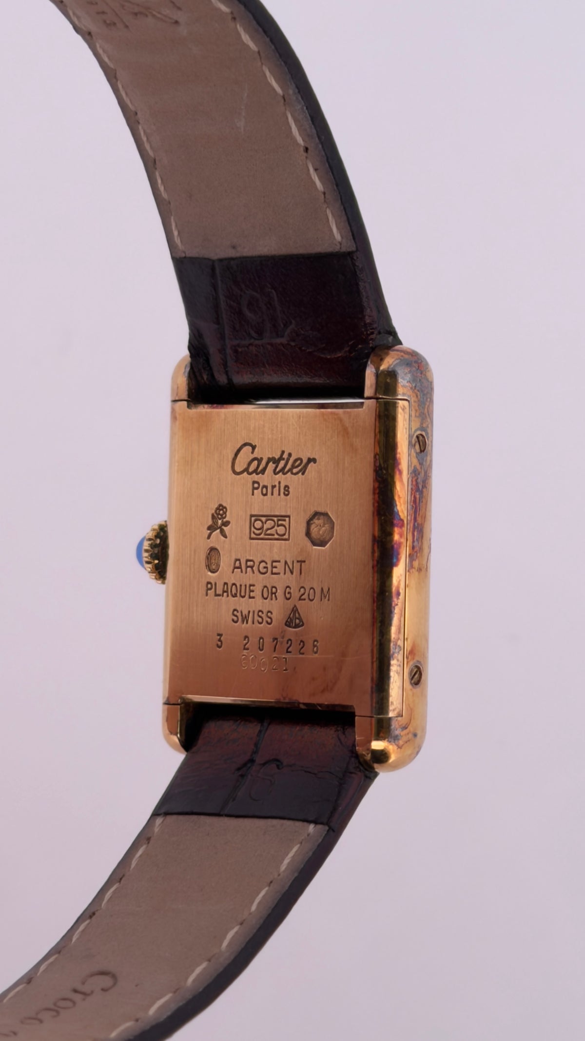 Cartier Tank Must 60021 20mm montre de luxe vue 4