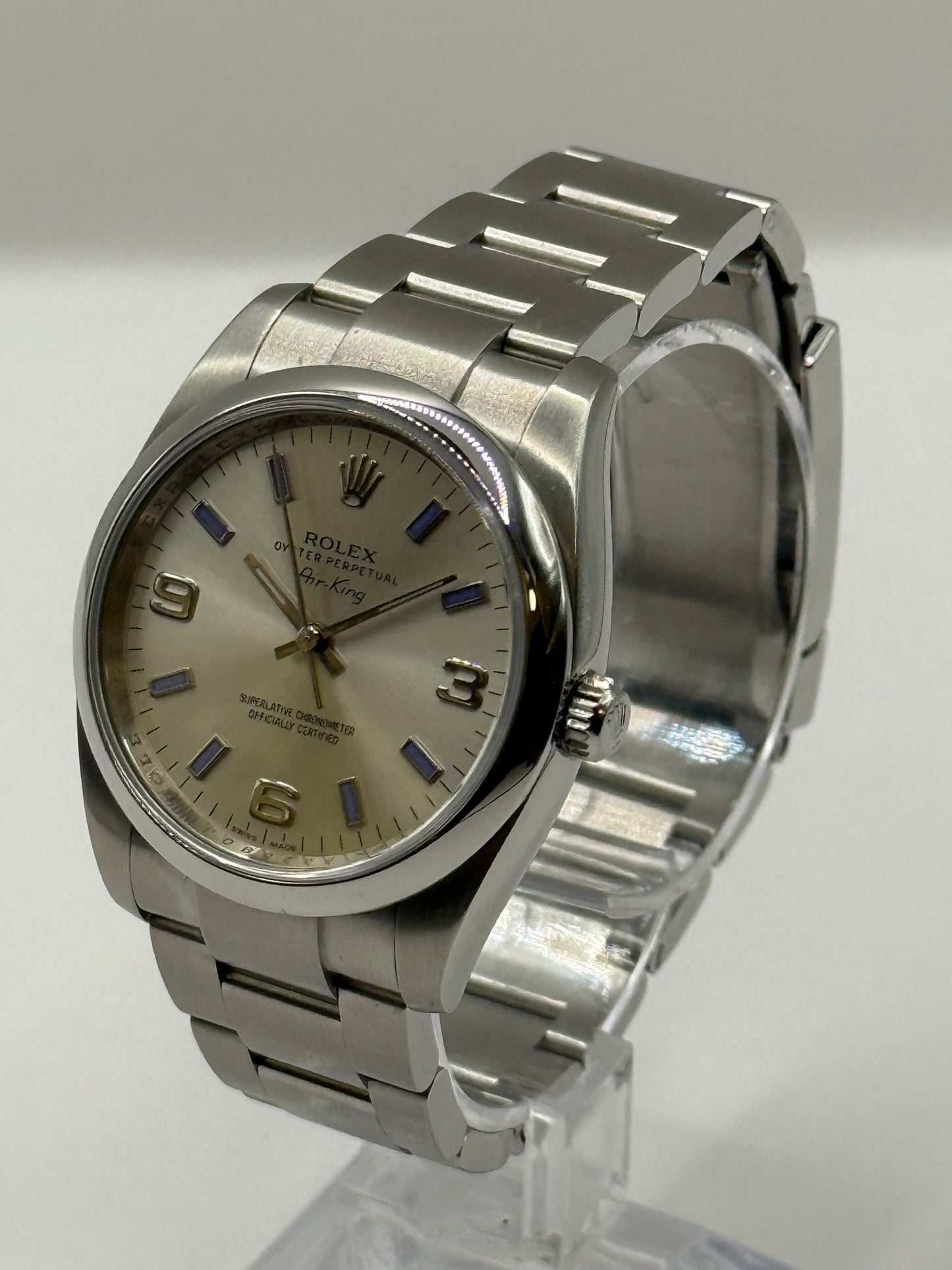 Rolex Air-King 114200 2012 34mm montre de luxe vue 2