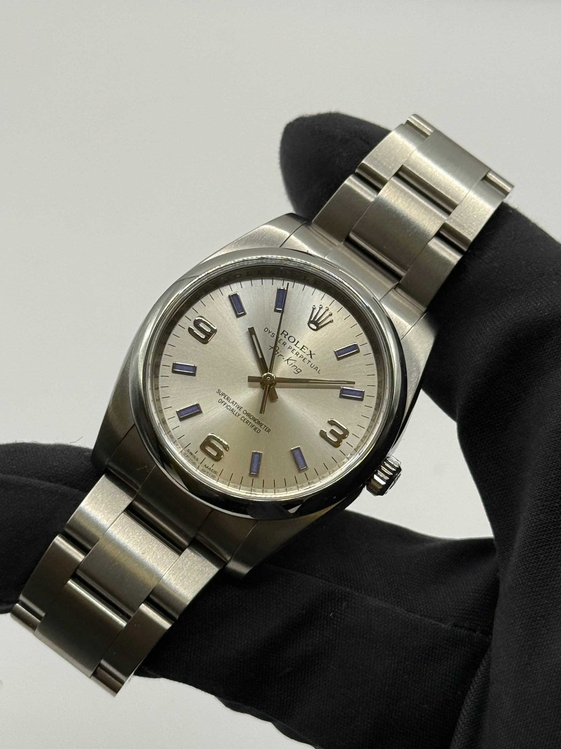 Rolex Air-King 114200 2012 34mm montre de luxe vue 4