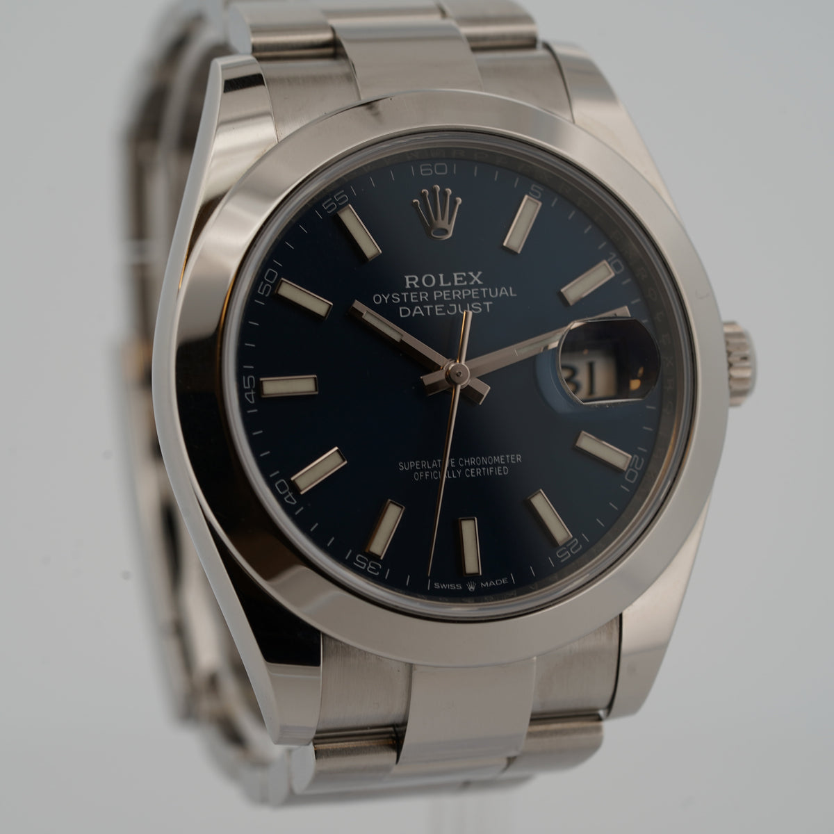 Rolex Datejust 126300 41mm montre de luxe vue 3