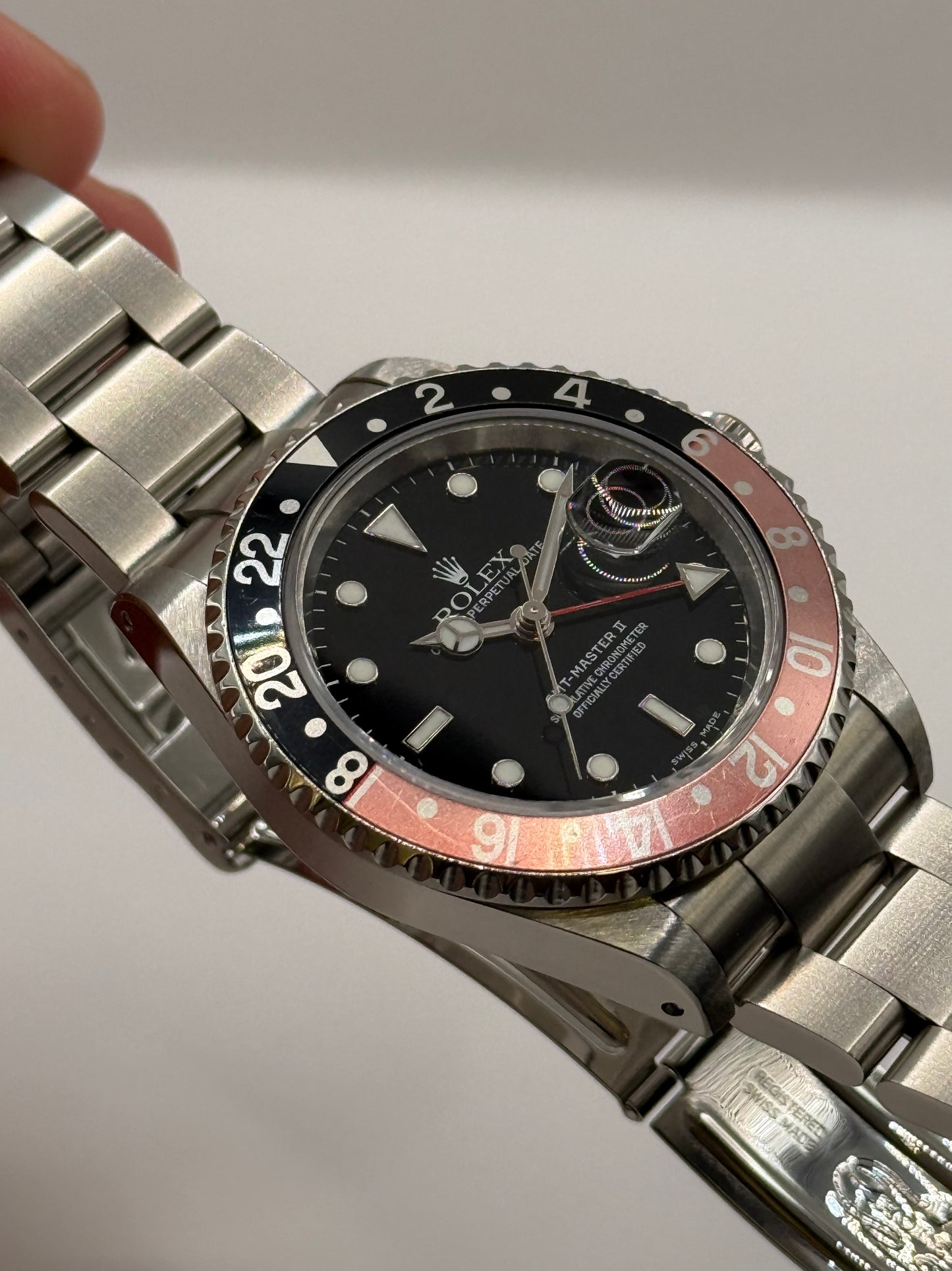 Rolex GMT Master 2 16710 2001 40mm montre de luxe vue 3