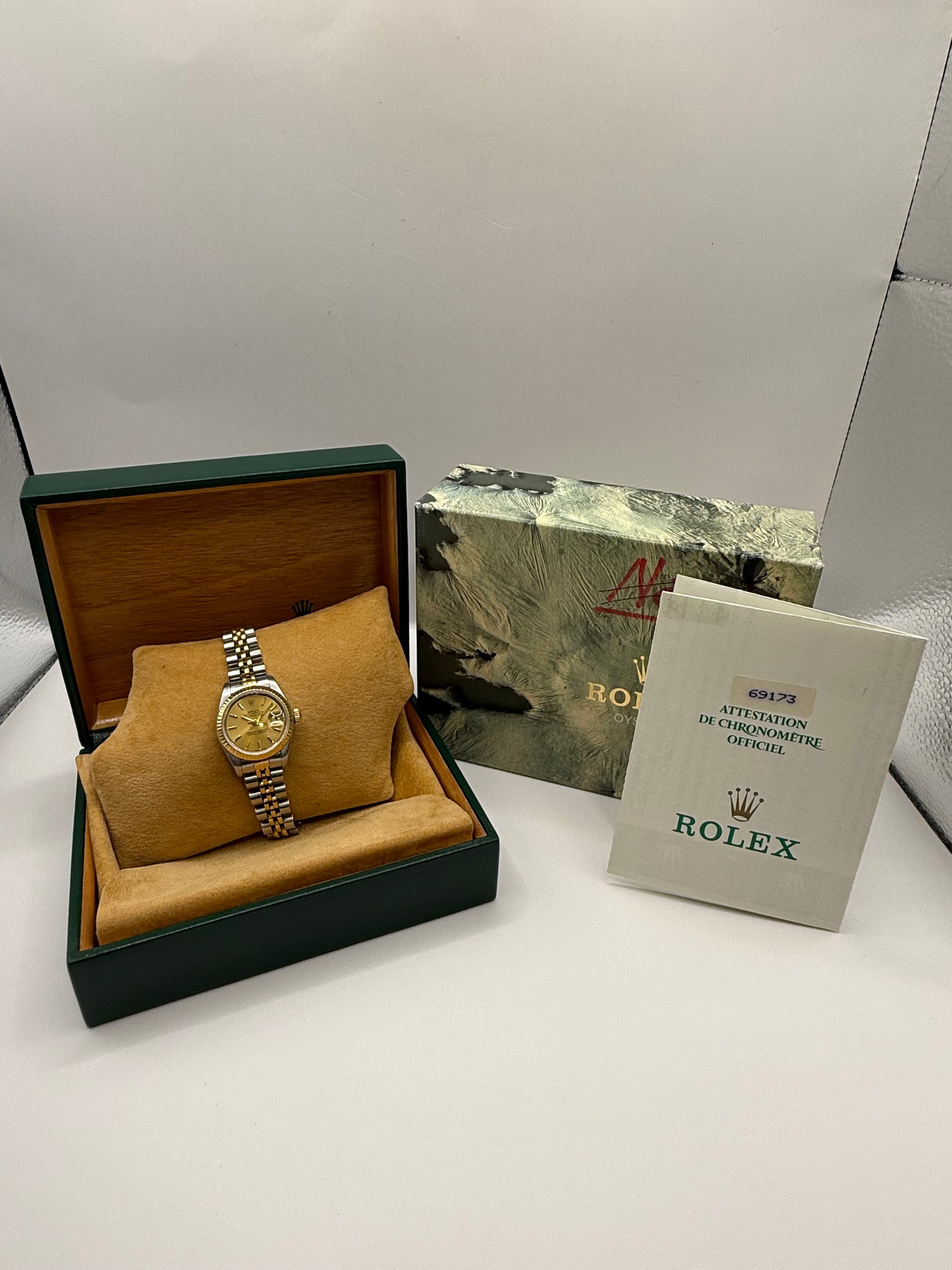 Rolex Lady Datejust 69173 1988 26mm montre de luxe vue 4